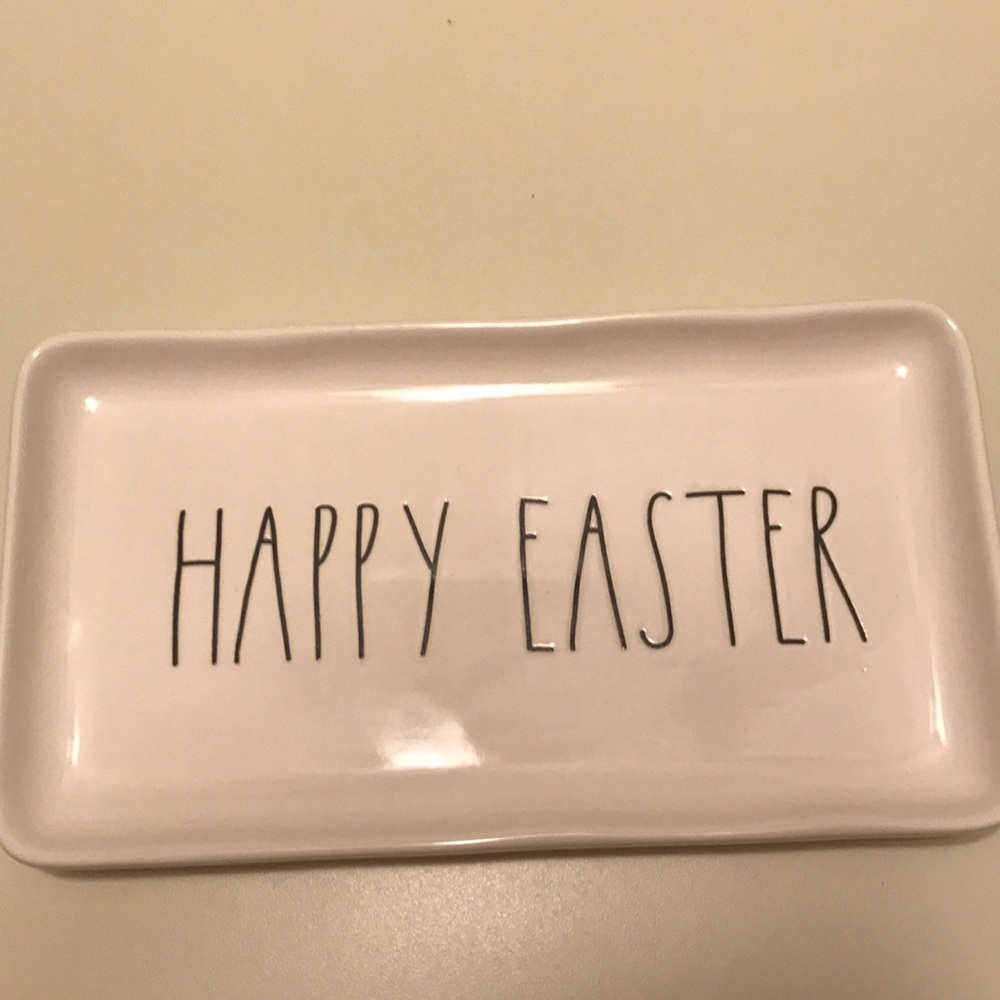 Rae Dunn Happy easter platter
